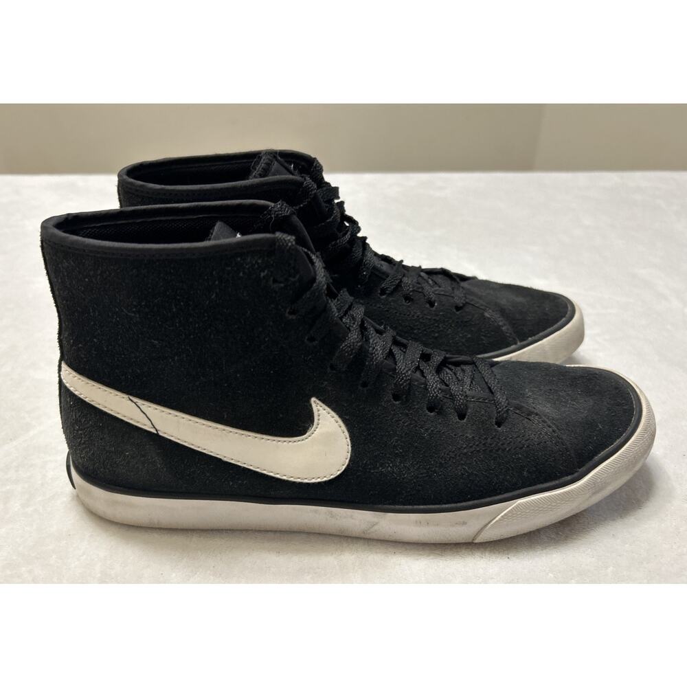 Nike Women’s Size 8.5 Primo Court Mid Black Suede Hi Top Sneaker 630656-091